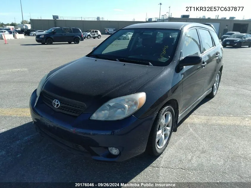 2T1KR32E57C637877 2007 Toyota Matrix Xr