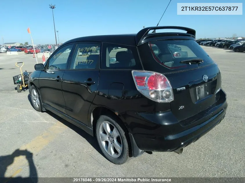 2T1KR32E57C637877 2007 Toyota Matrix Xr