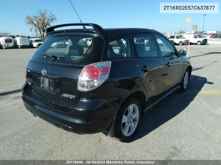 2T1KR32E57C637877 2007 Toyota Matrix Xr