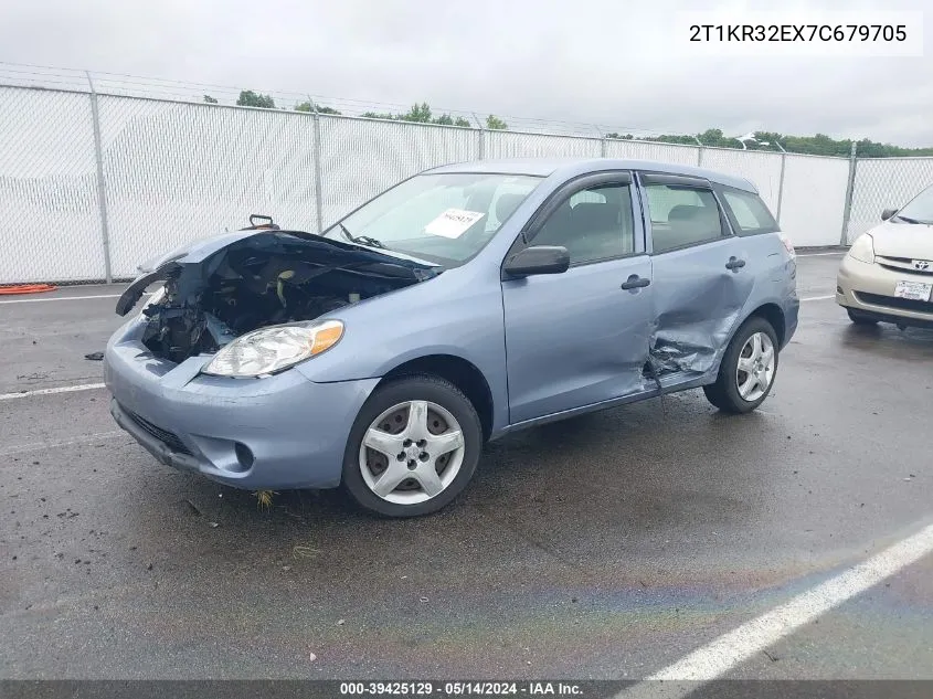 2007 Toyota Matrix VIN: 2T1KR32EX7C679705 Lot: 39425129