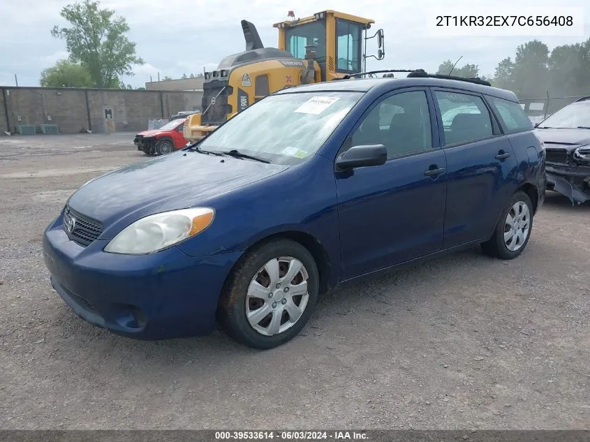 2007 Toyota Matrix VIN: 2T1KR32EX7C656408 Lot: 39533614