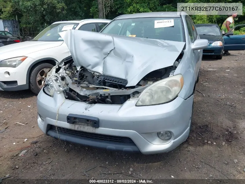 2T1KR32E77C670167 2007 Toyota Matrix Xr