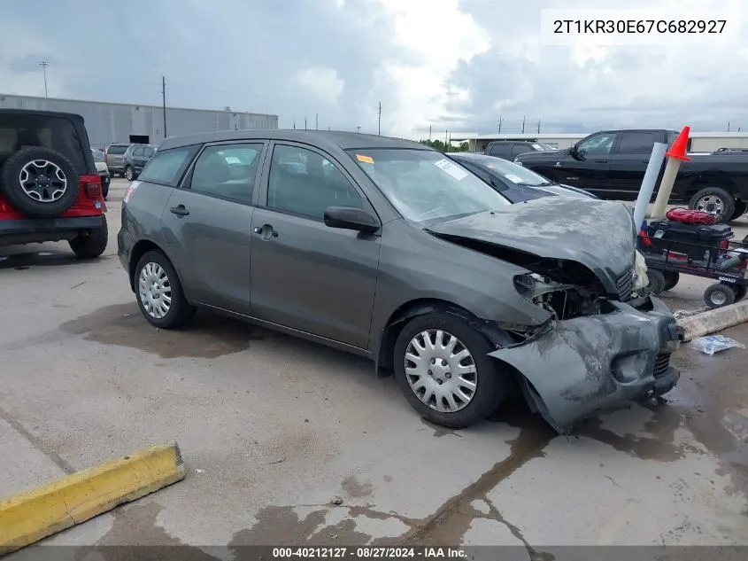 2T1KR30E67C682927 2007 Toyota Matrix