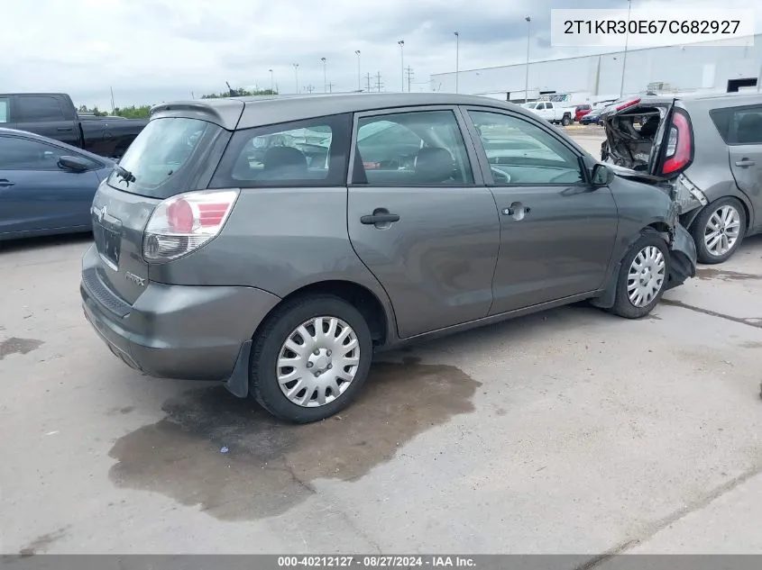 2T1KR30E67C682927 2007 Toyota Matrix