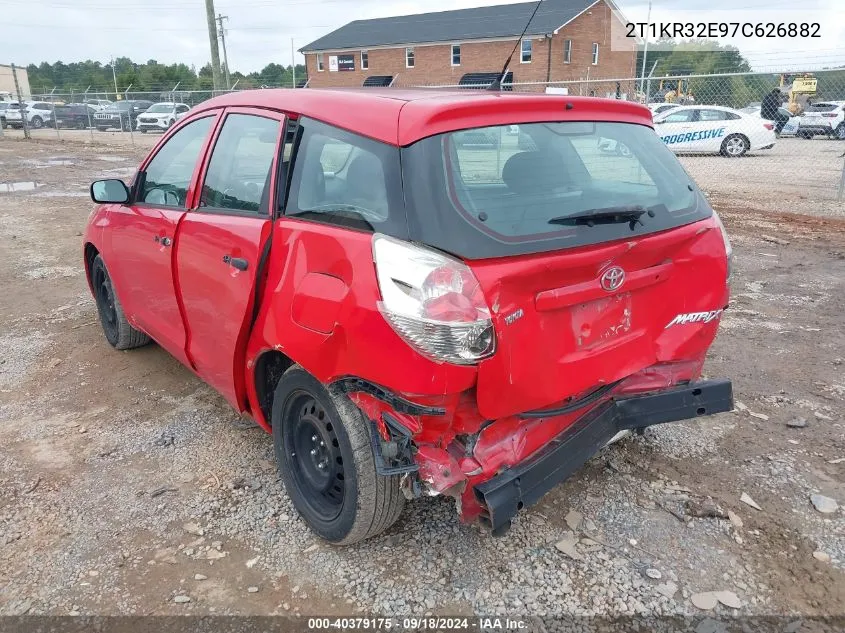 2007 Toyota Matrix VIN: 2T1KR32E97C626882 Lot: 40379175