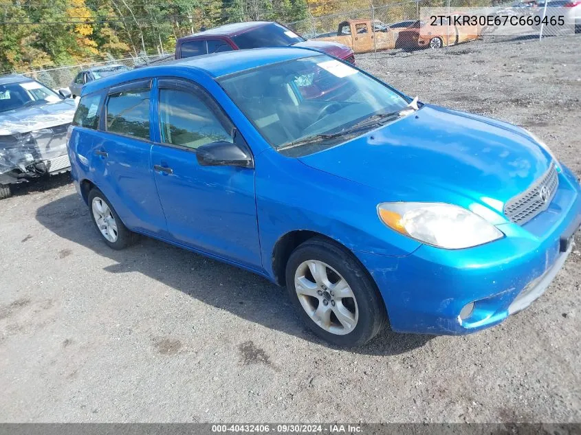 2T1KR30E67C669465 2007 Toyota Matrix