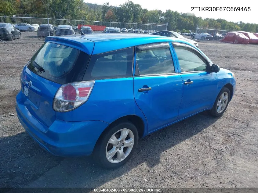 2T1KR30E67C669465 2007 Toyota Matrix