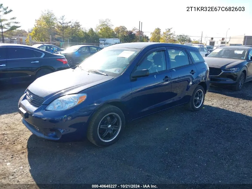 2T1KR32E67C682603 2007 Toyota Matrix Xr