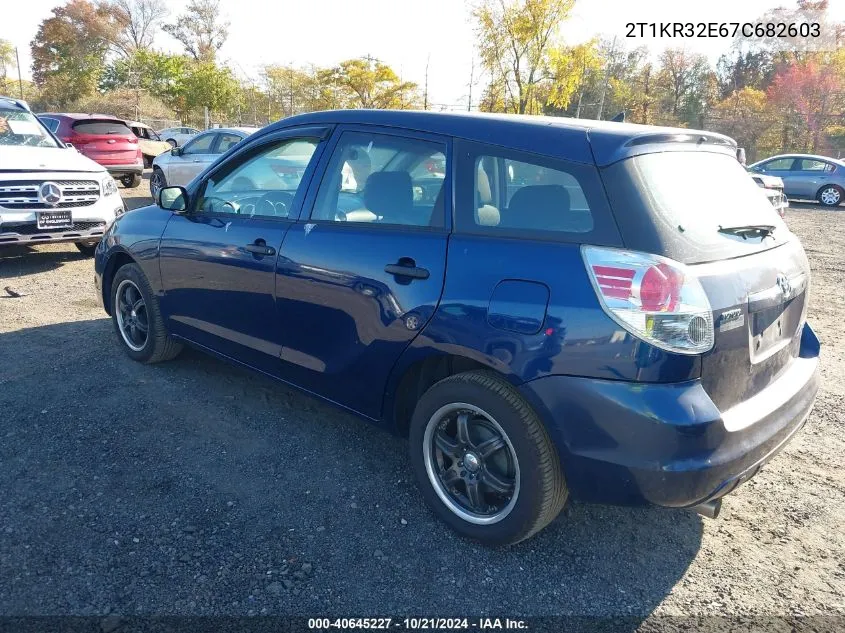 2T1KR32E67C682603 2007 Toyota Matrix Xr