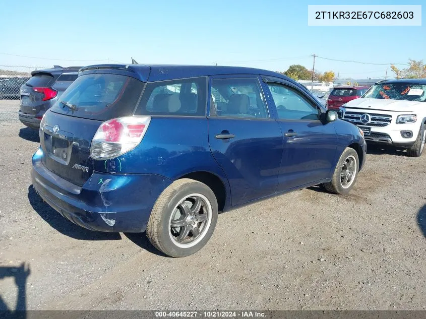 2T1KR32E67C682603 2007 Toyota Matrix Xr