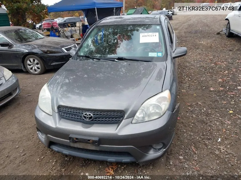 2T1KR32E37C674748 2007 Toyota Matrix Xr