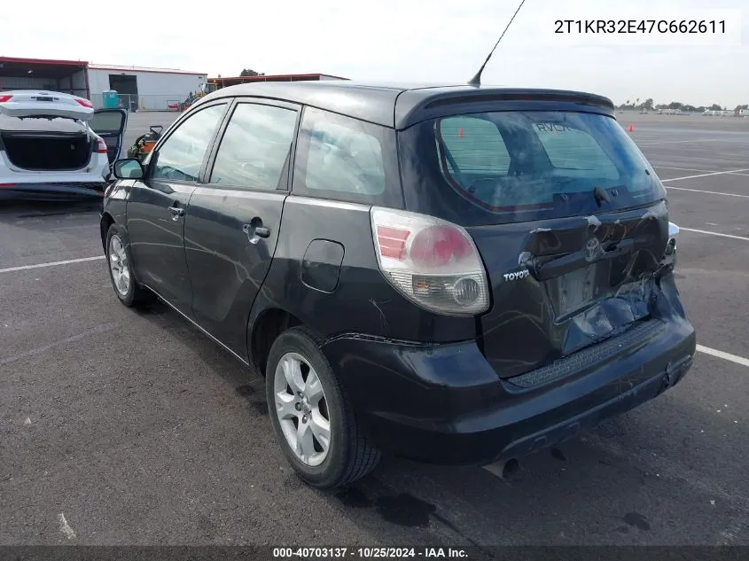 2T1KR32E47C662611 2007 Toyota Matrix