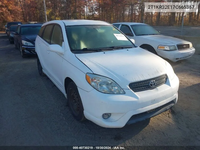 2T1KR32E17C665367 2007 Toyota Matrix Std/Xr