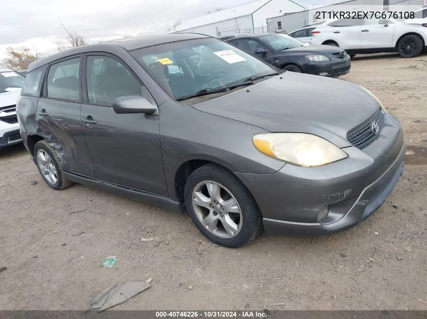 2007 Toyota Matrix Xr VIN: 2T1KR32EX7C676108 Lot: 40746226