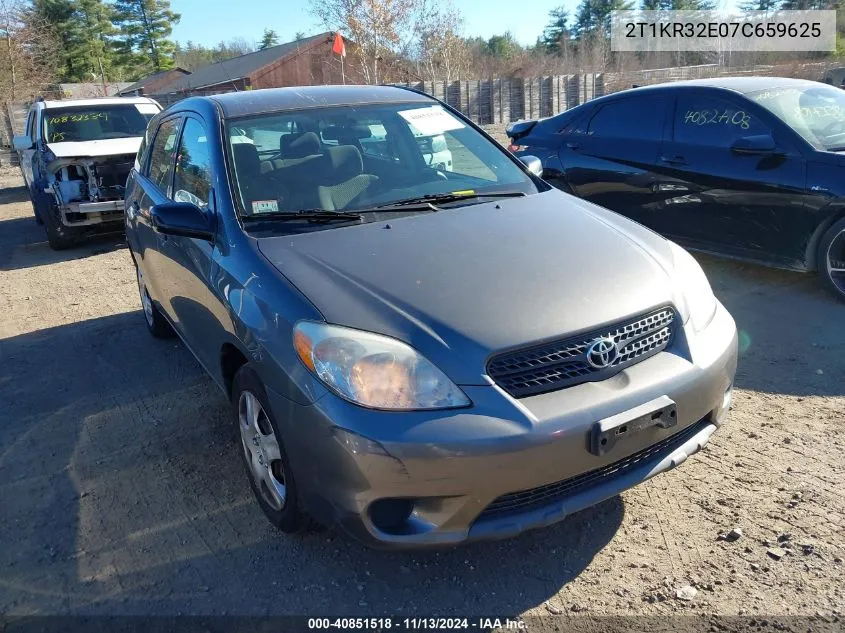 2007 Toyota Matrix VIN: 2T1KR32E07C659625 Lot: 40851518