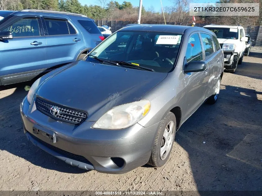 2007 Toyota Matrix VIN: 2T1KR32E07C659625 Lot: 40851518