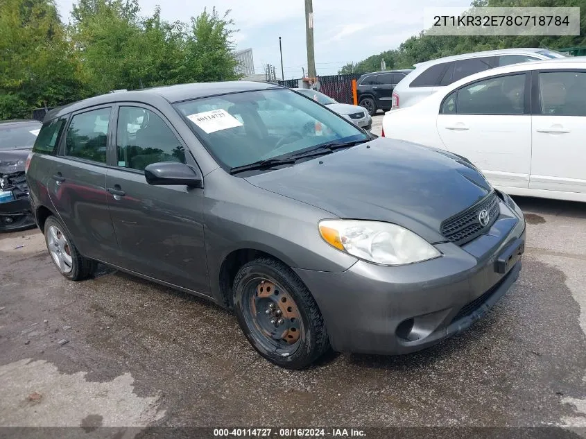 2T1KR32E78C718784 2008 Toyota Matrix