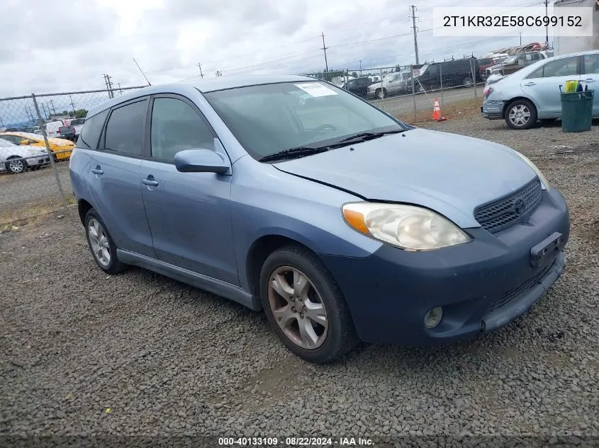 2T1KR32E58C699152 2008 Toyota Matrix Xr