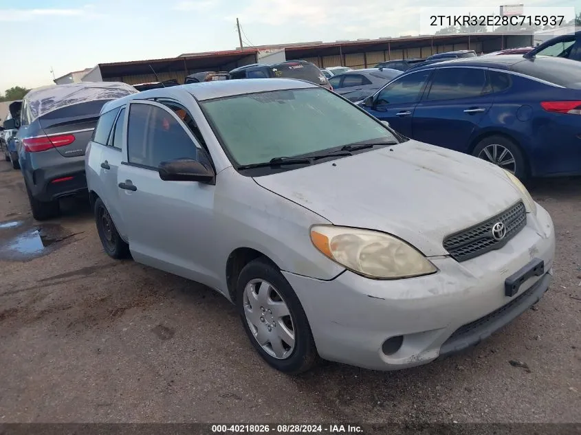 2T1KR32E28C715937 2008 Toyota Matrix