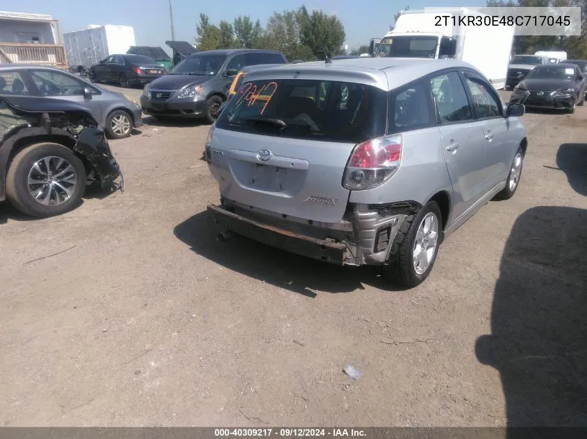 2T1KR30E48C717045 2008 Toyota Matrix Xr