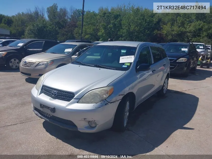 2T1KR32E48C717494 2008 Toyota Matrix