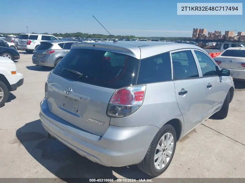 2T1KR32E48C717494 2008 Toyota Matrix