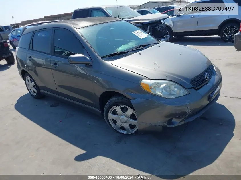 2008 Toyota Matrix Xr VIN: 2T1KR32E38C709497 Lot: 40553485