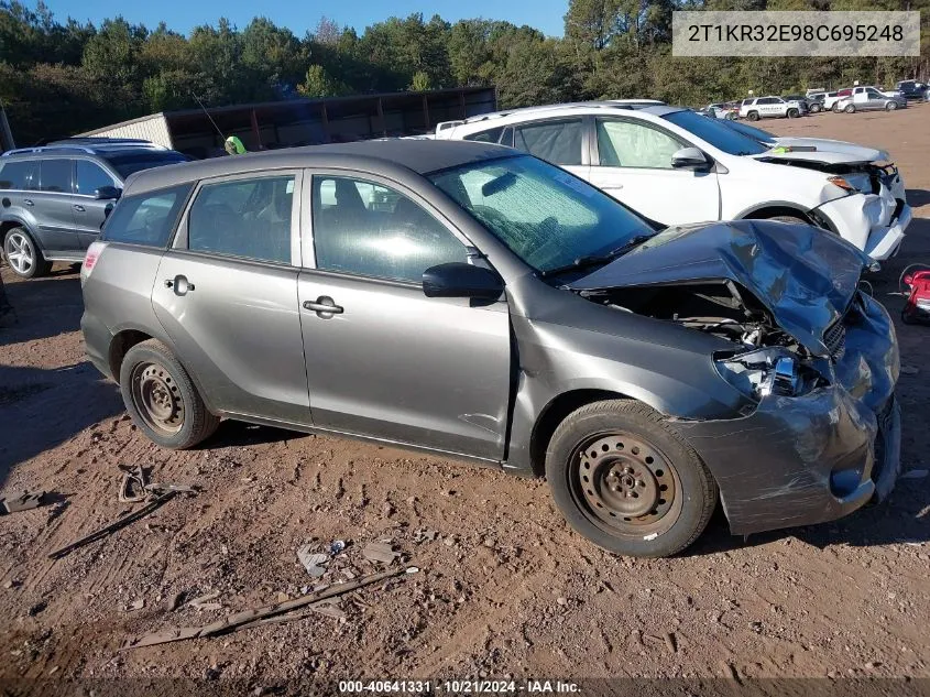 2008 Toyota Corolla Matrix Xr VIN: 2T1KR32E98C695248 Lot: 40641331