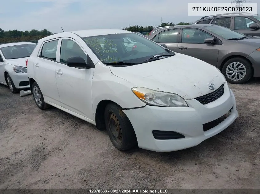 2T1KU40E29C078623 2009 Toyota Matrix