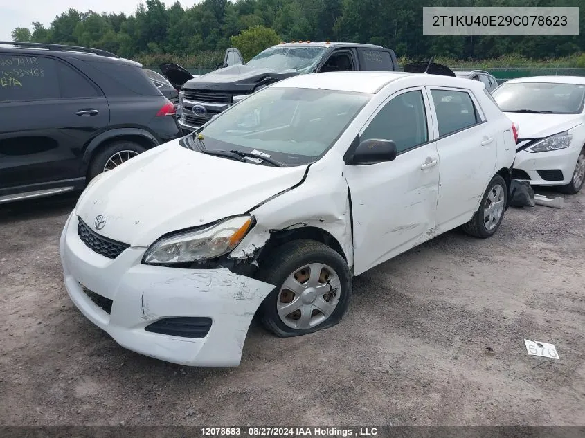 2009 Toyota Matrix VIN: 2T1KU40E29C078623 Lot: 12078583