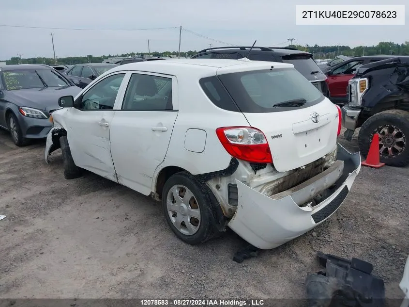 2009 Toyota Matrix VIN: 2T1KU40E29C078623 Lot: 12078583