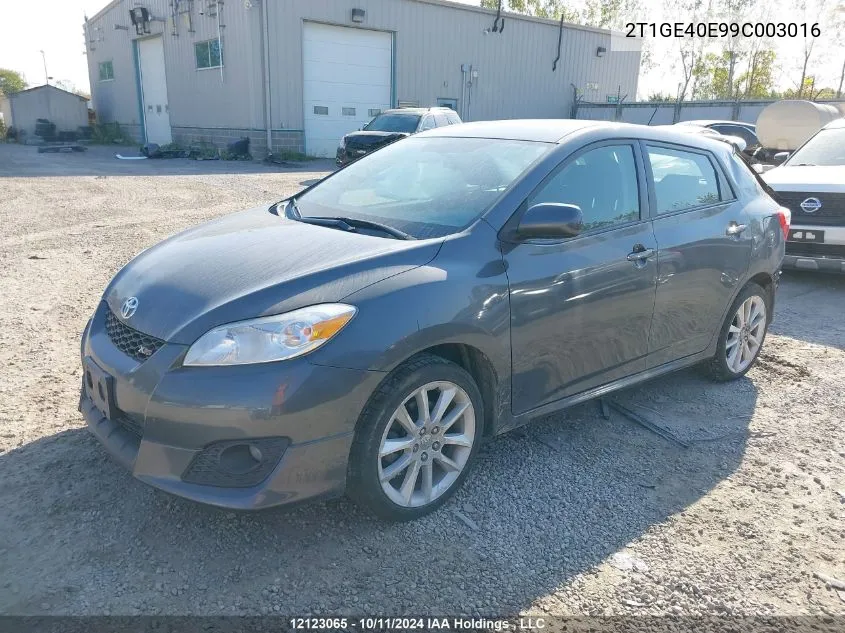 2T1GE40E99C003016 2009 Toyota Matrix Xrs