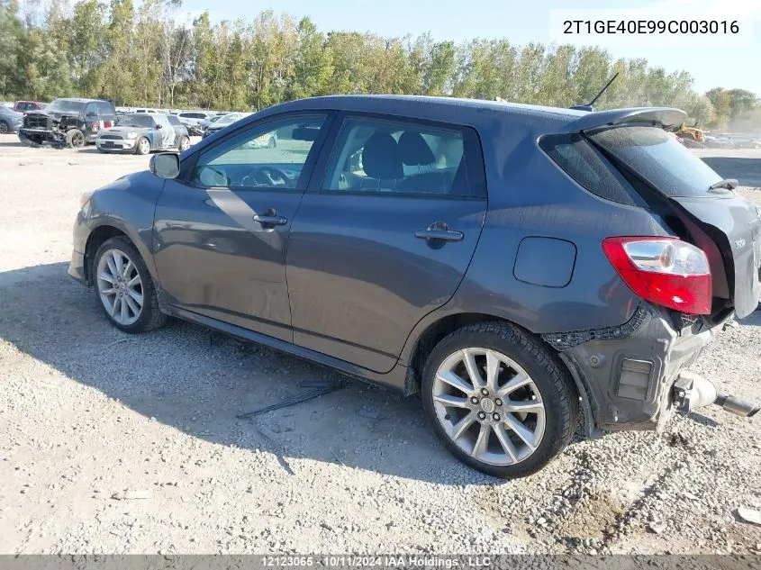 2T1GE40E99C003016 2009 Toyota Matrix Xrs