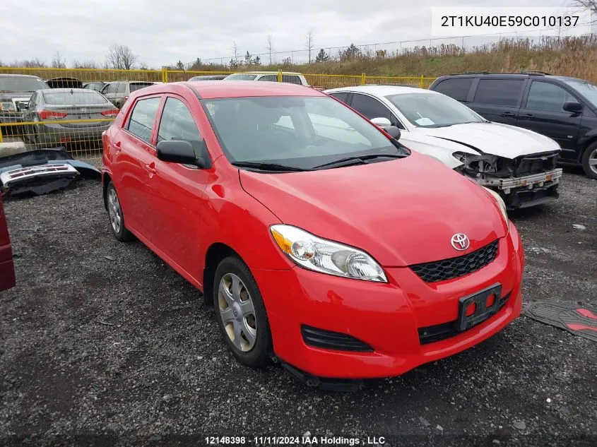 2009 Toyota Corolla Matrix VIN: 2T1KU40E59C010137 Lot: 12148398