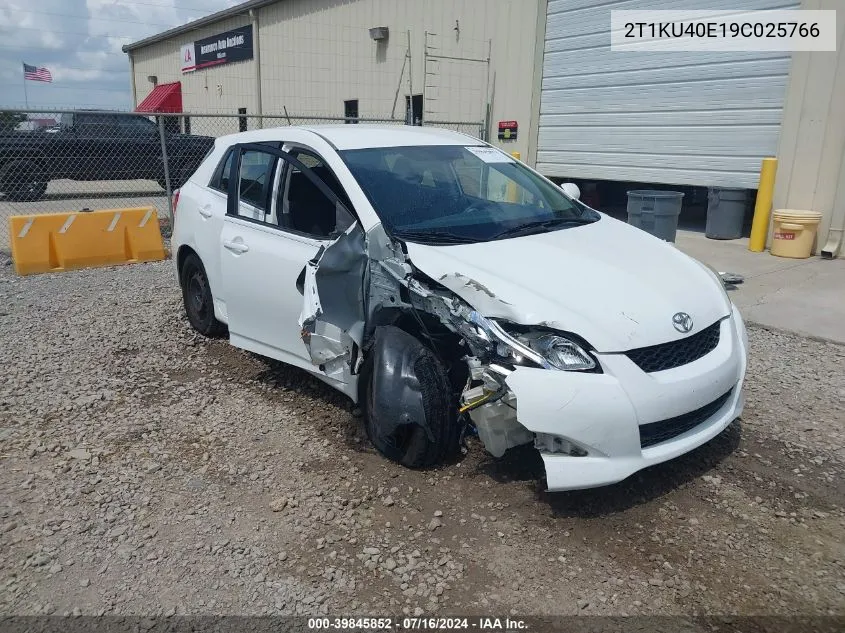 2T1KU40E19C025766 2009 Toyota Matrix