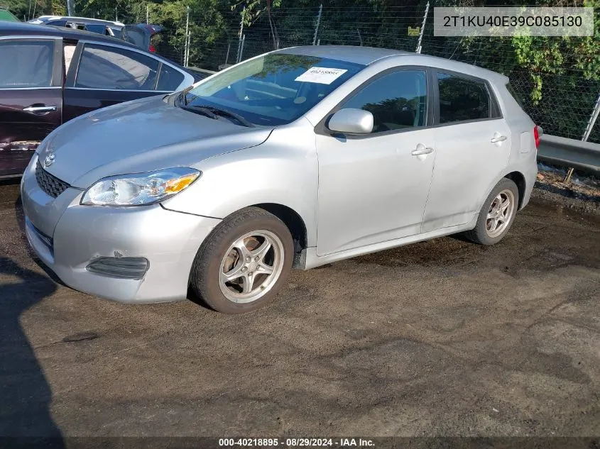 2T1KU40E39C085130 2009 Toyota Matrix