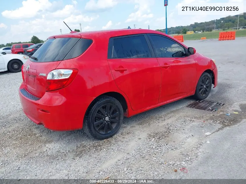 2009 Toyota Matrix VIN: 2T1KU40E99C018256 Lot: 40226433