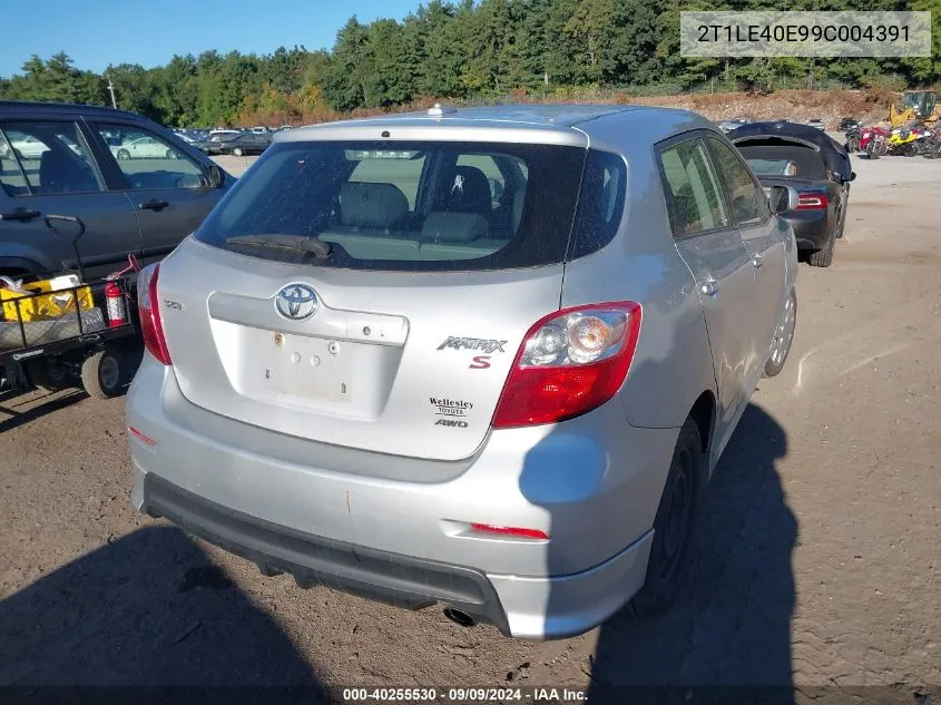 2T1LE40E99C004391 2009 Toyota Matrix S