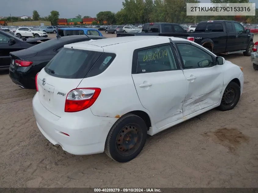 2T1KU40E79C153316 2009 Toyota Matrix