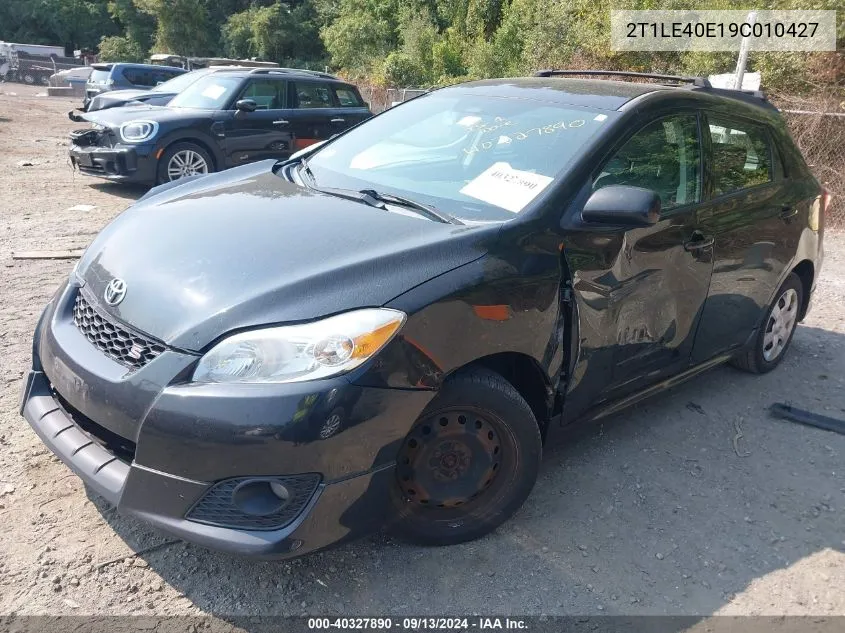 2009 Toyota Corolla Matrix S VIN: 2T1LE40E19C010427 Lot: 40327890