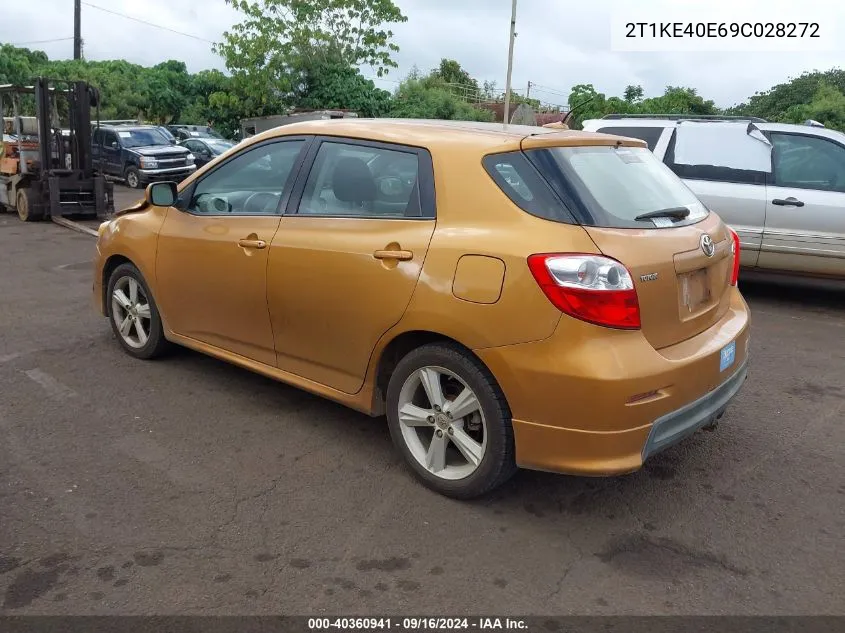 2T1KE40E69C028272 2009 Toyota Matrix S