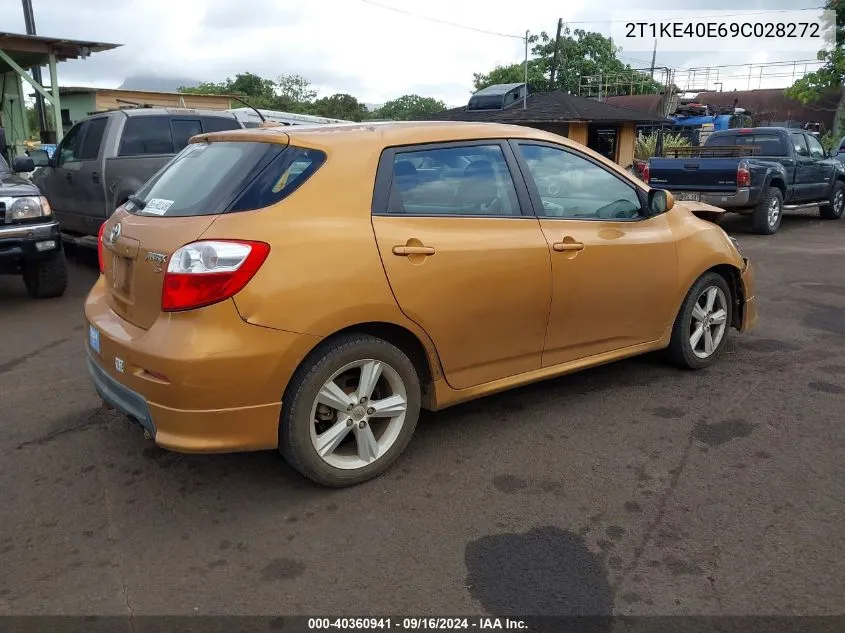 2009 Toyota Matrix S VIN: 2T1KE40E69C028272 Lot: 40360941