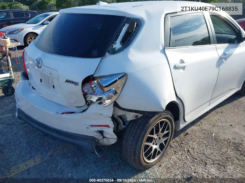 2009 Toyota Corolla Matrix VIN: 2T1KU40E79C168835 Lot: 40370034