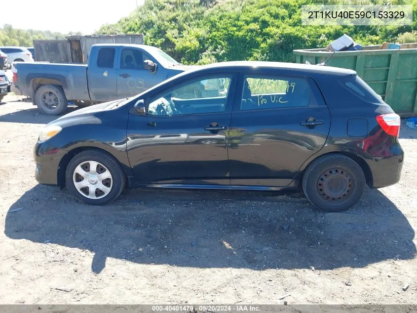 2009 Toyota Matrix VIN: 2T1KU40E59C153329 Lot: 40401479