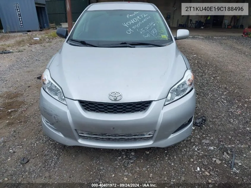 2009 Toyota Matrix VIN: 2T1KU40E19C188496 Lot: 40401972