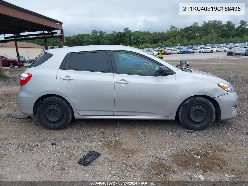 2009 Toyota Matrix VIN: 2T1KU40E19C188496 Lot: 40401972