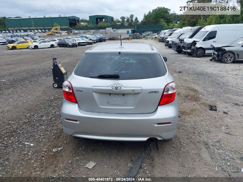 2T1KU40E19C188496 2009 Toyota Matrix