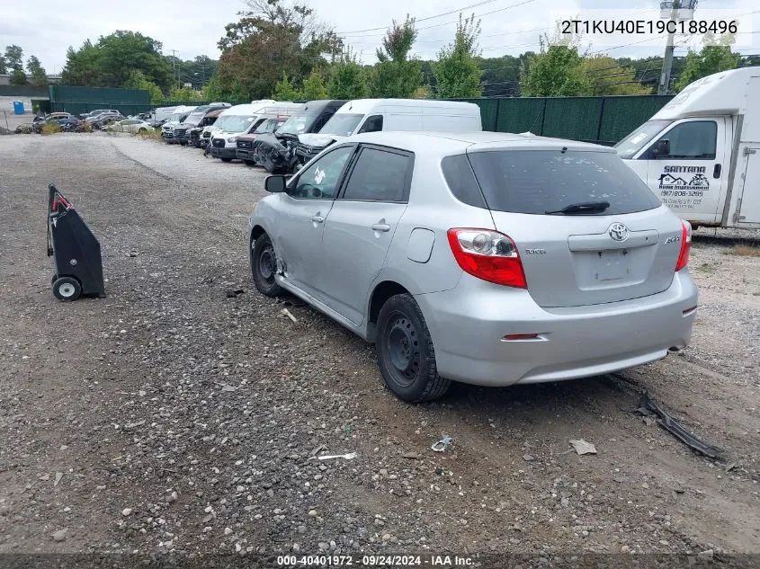 2009 Toyota Matrix VIN: 2T1KU40E19C188496 Lot: 40401972