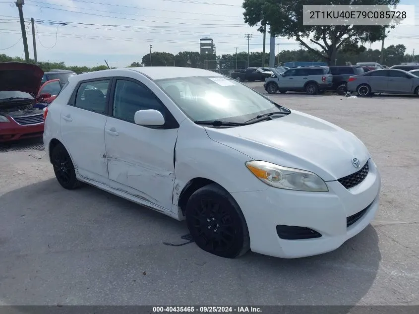 2009 Toyota Matrix VIN: 2T1KU40E79C085728 Lot: 40435465