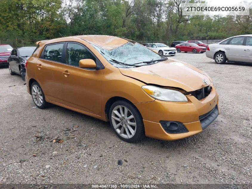 2009 Toyota Matrix Xrs VIN: 2T1GE40E69C005659 Lot: 40477365